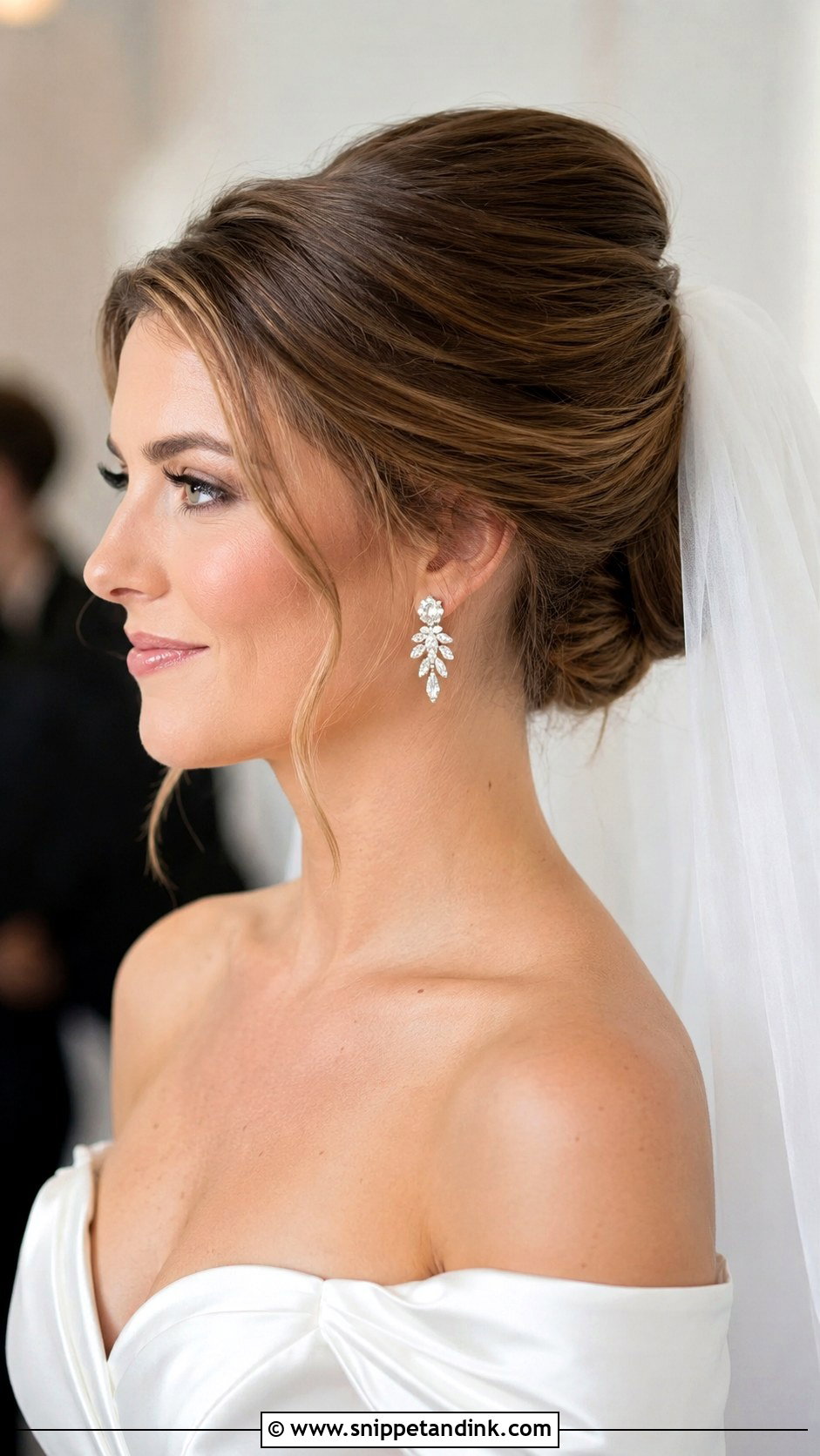 French Twist Wedding Updo - Snippet and Ink - 30 Wedding Hairdo Ideas