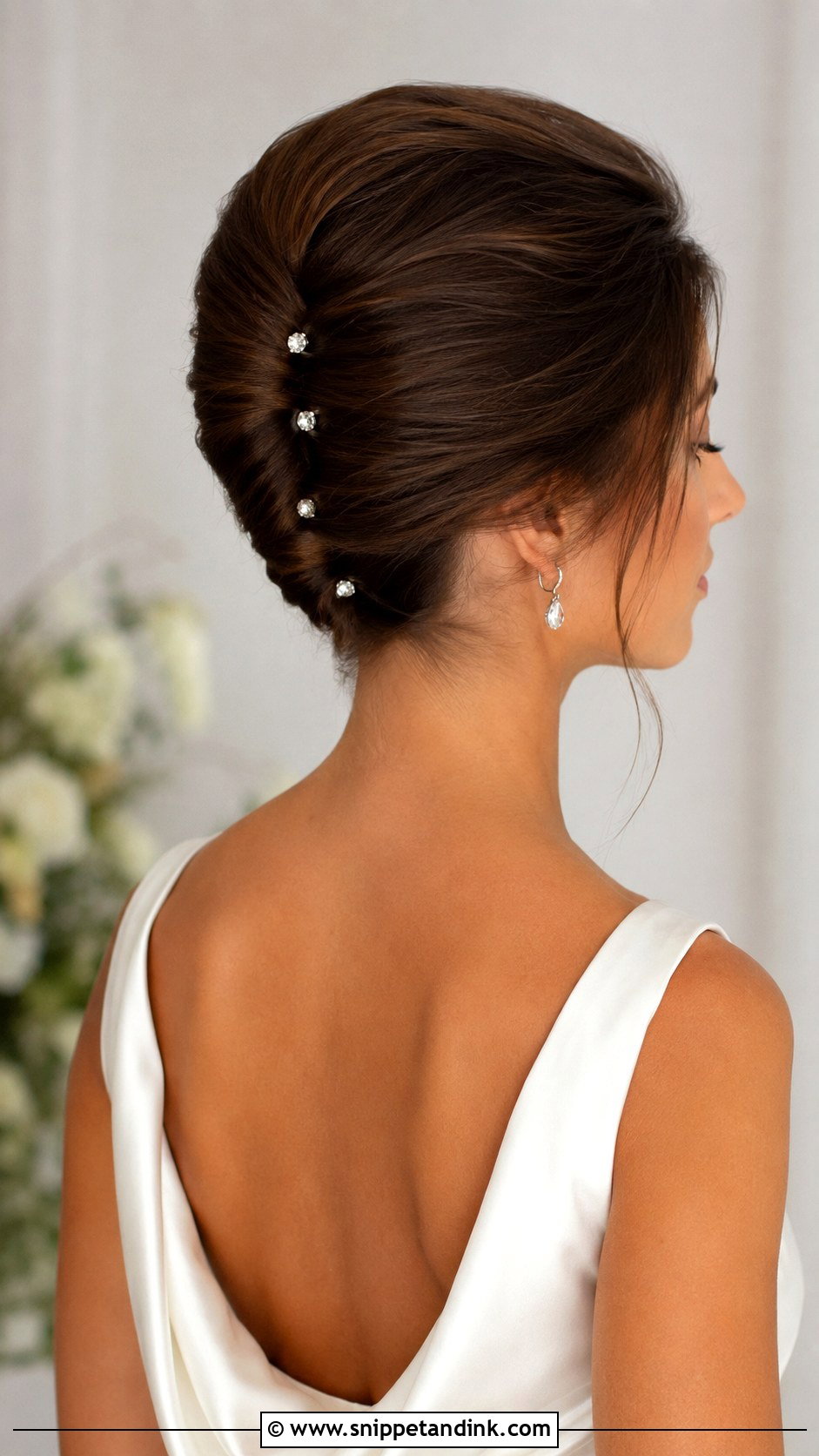 French Twist Wedding Updo - Snippet and Ink - 15 Wedding Updo for Bride Ideas