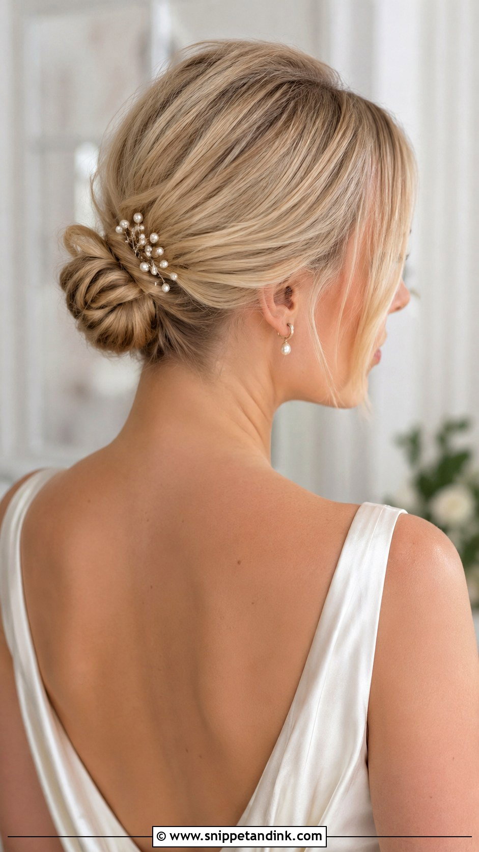 French Twist Wedding Updo For Short Hair - Snippet and Ink - 15 Simple Wedding Updos for Short Hair