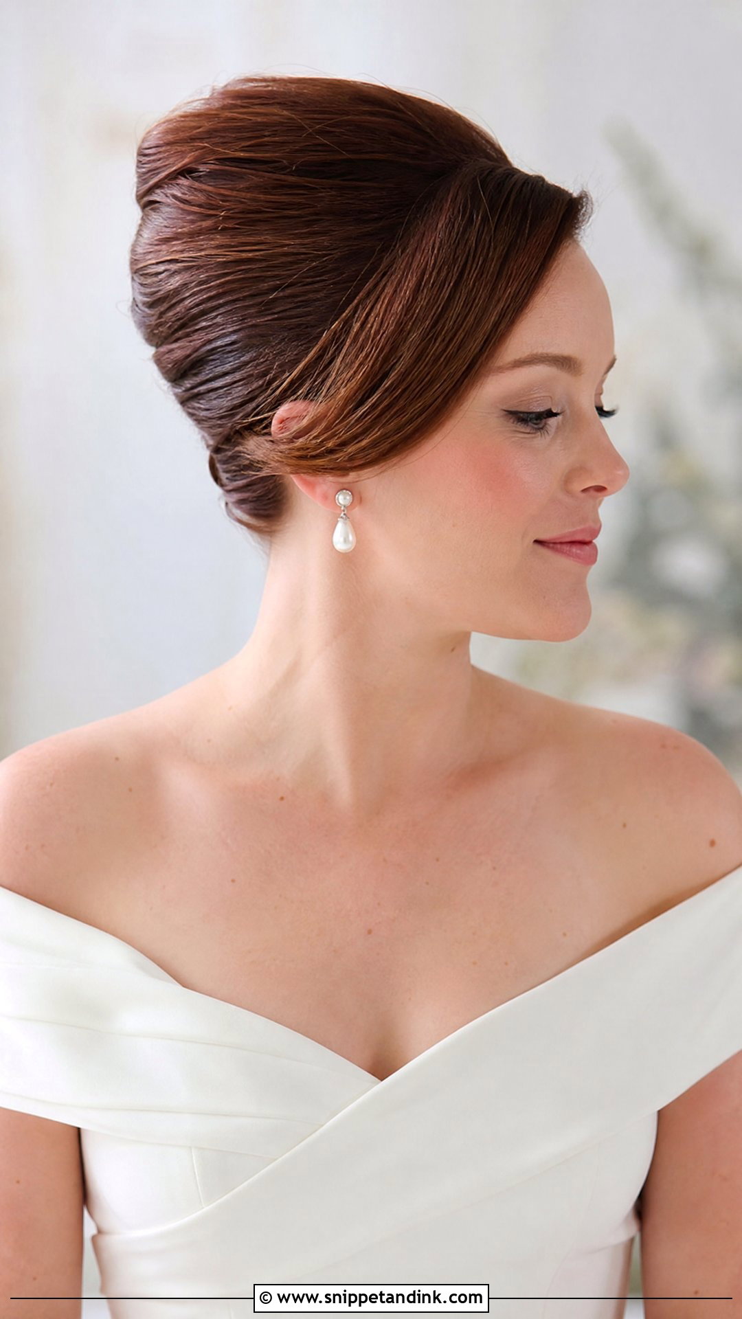 French Twist Wedding Updo - Snippet and Ink - 15 Classy Wedding Hair Updo Ideas