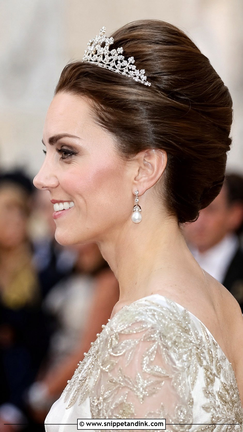 French Twist With Tiara - Snippet and Ink - 30 French Twist Wedding Hair Ideas