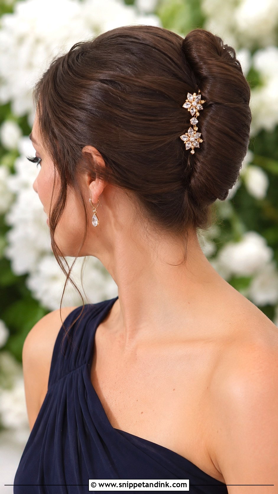 French Twist for Engagement - Snippet and Ink - 25 Hair Styles for Engagement