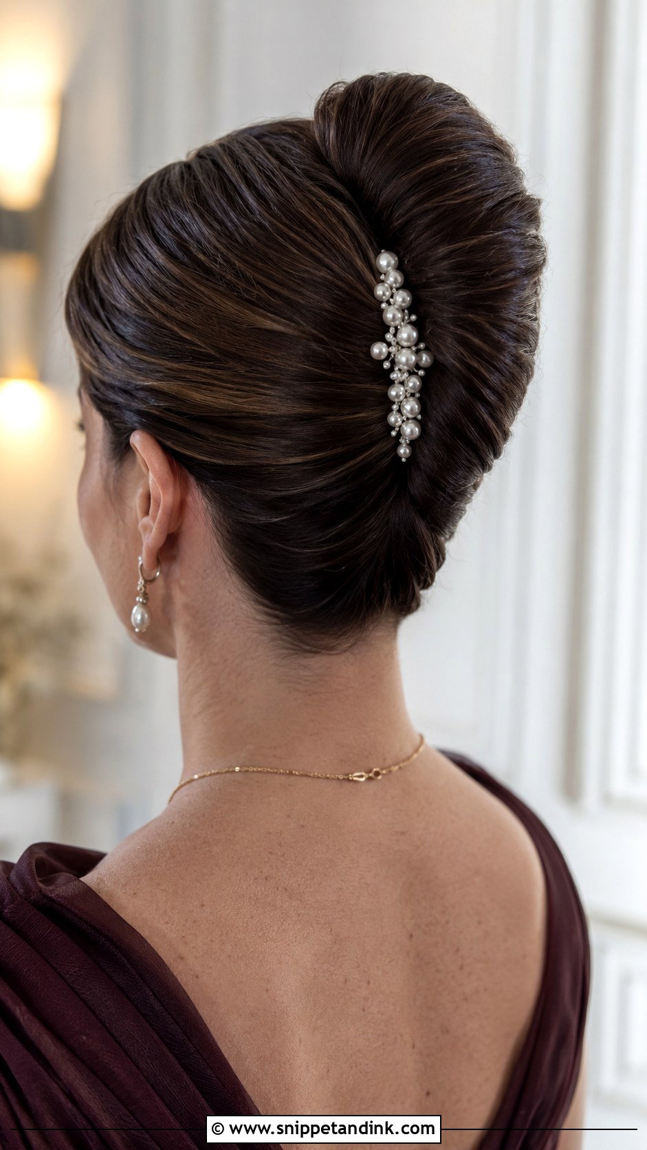 French Twist for Mother of the Bride - Snippet and Ink - 25 Mother of Bride Wedding Hair Ideas