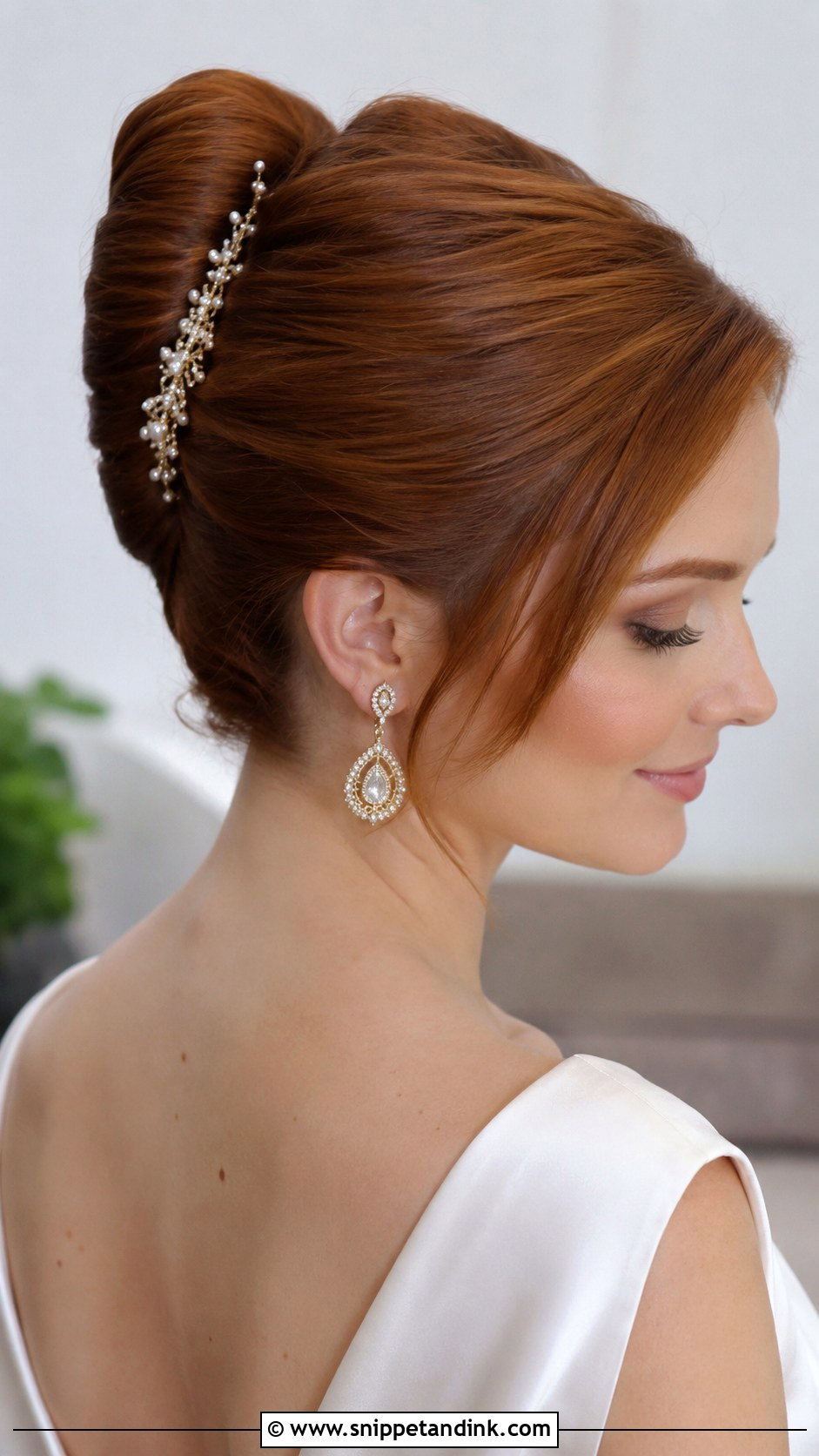 French Twist for Red Hair - Snippet and Ink - 25 Red Hair Wedding Hairstyles