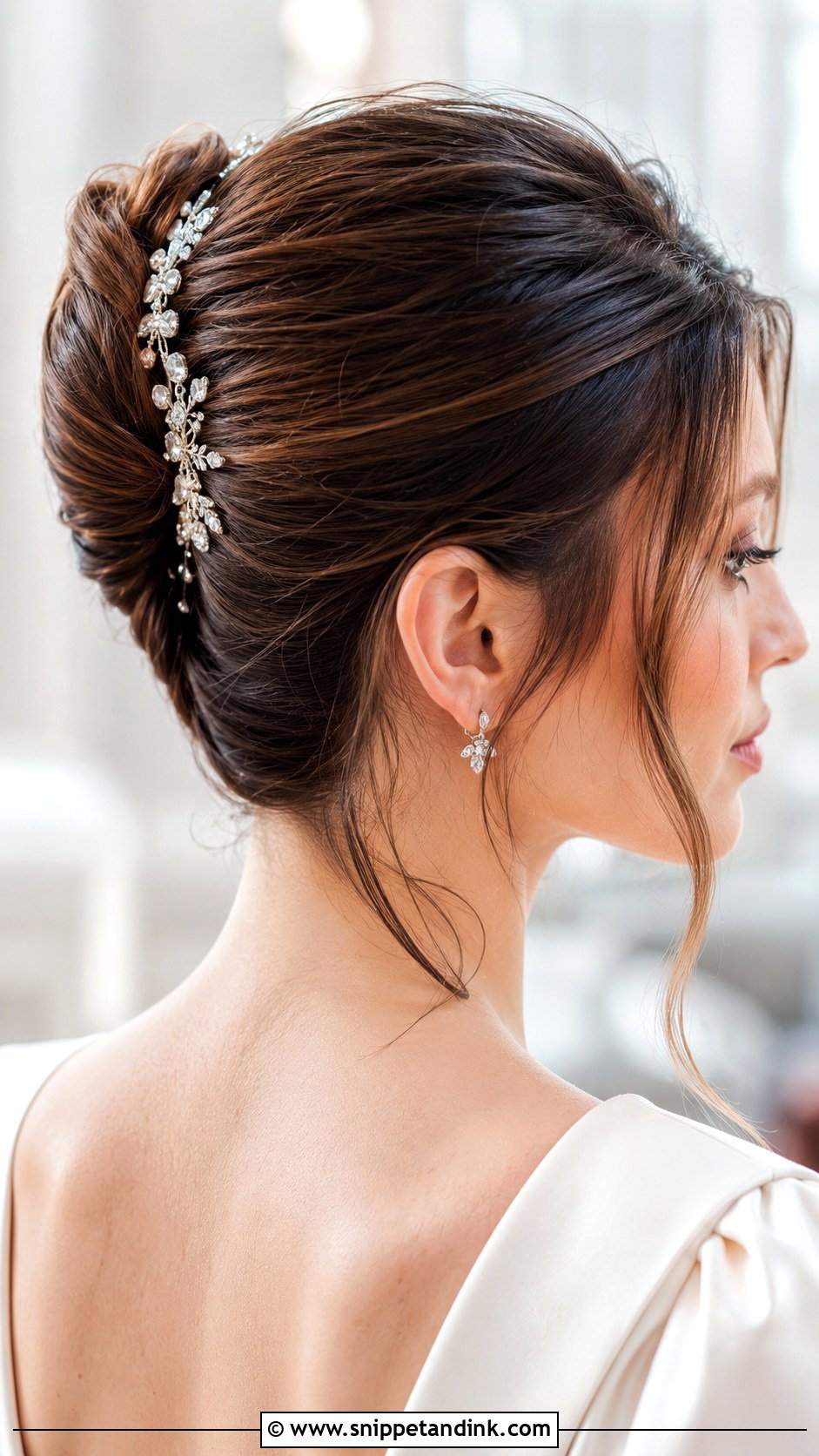 French Twist for Short Hair - Snippet and Ink - 25 Hair Styles for Short Hair for Weddings