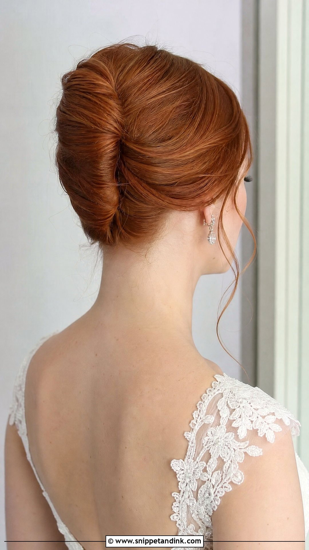 French Twist for Short Hair - Snippet and Ink - 20 Wedding Hairstyle Shorthair Ideas