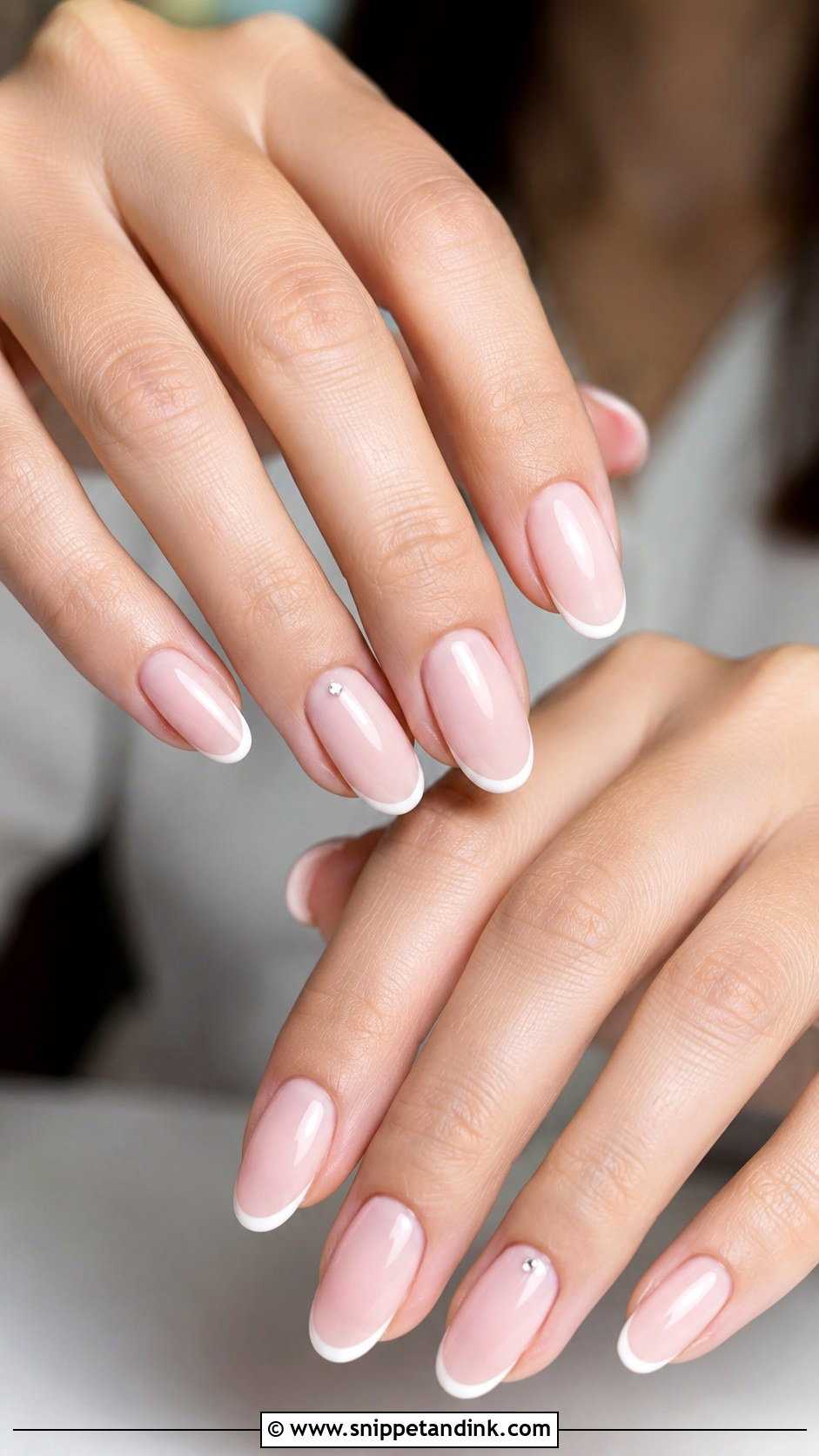 French Wedding Ring Nails - Snippet and Ink - 20 Wedding Ring Nails