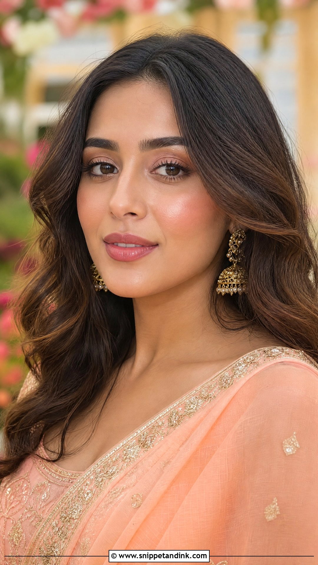 Fresh Dewy Indian Wedding Makeup - Snippet and Ink - 25 Party Makeup for Indian Wedding Ideas