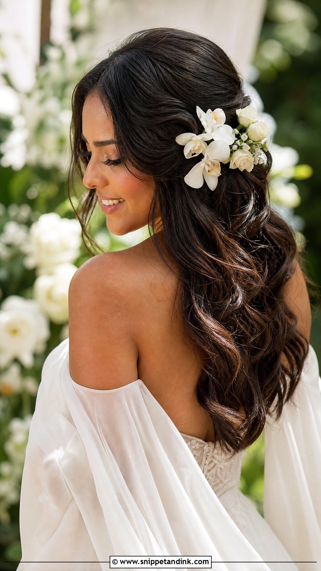 Fresh Flower Bridal Hair - Snippet and Ink - 15 Floral Bridal Hair Accessories