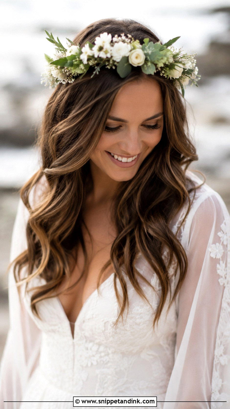 Fresh Flower Crown - Snippet and Ink - 30 Wedding Hair Accessories