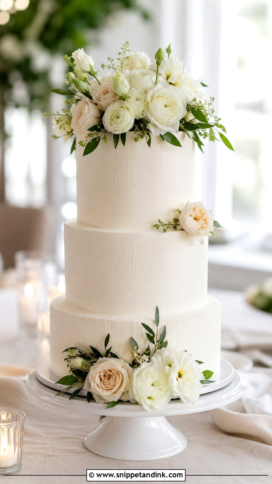 Fresh Flower Wedding Cake - Snippet and Ink - 20 Flower Cakes for Wedding