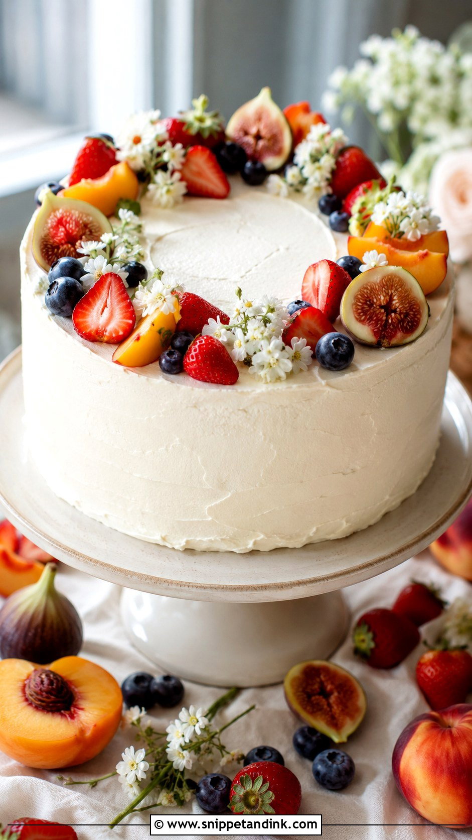 Fresh Fruit Wedding Cake - Snippet and Ink - 20 Non Fondant Wedding Cakes