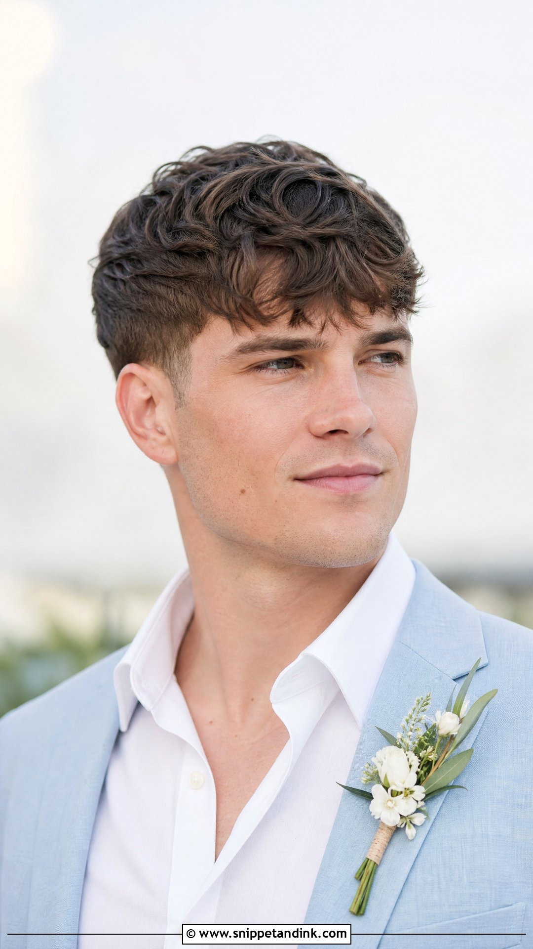 Fringe Down for Grooms - Snippet and Ink - 20 Groom Hairstyle Ideas