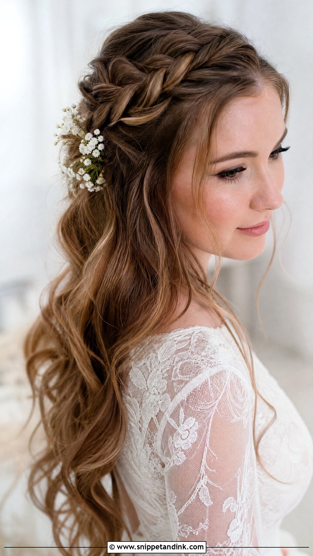 Front Dutch Braid Wedding Hairstyle - Snippet and Ink - 30 Front Hair Styles for Wedding