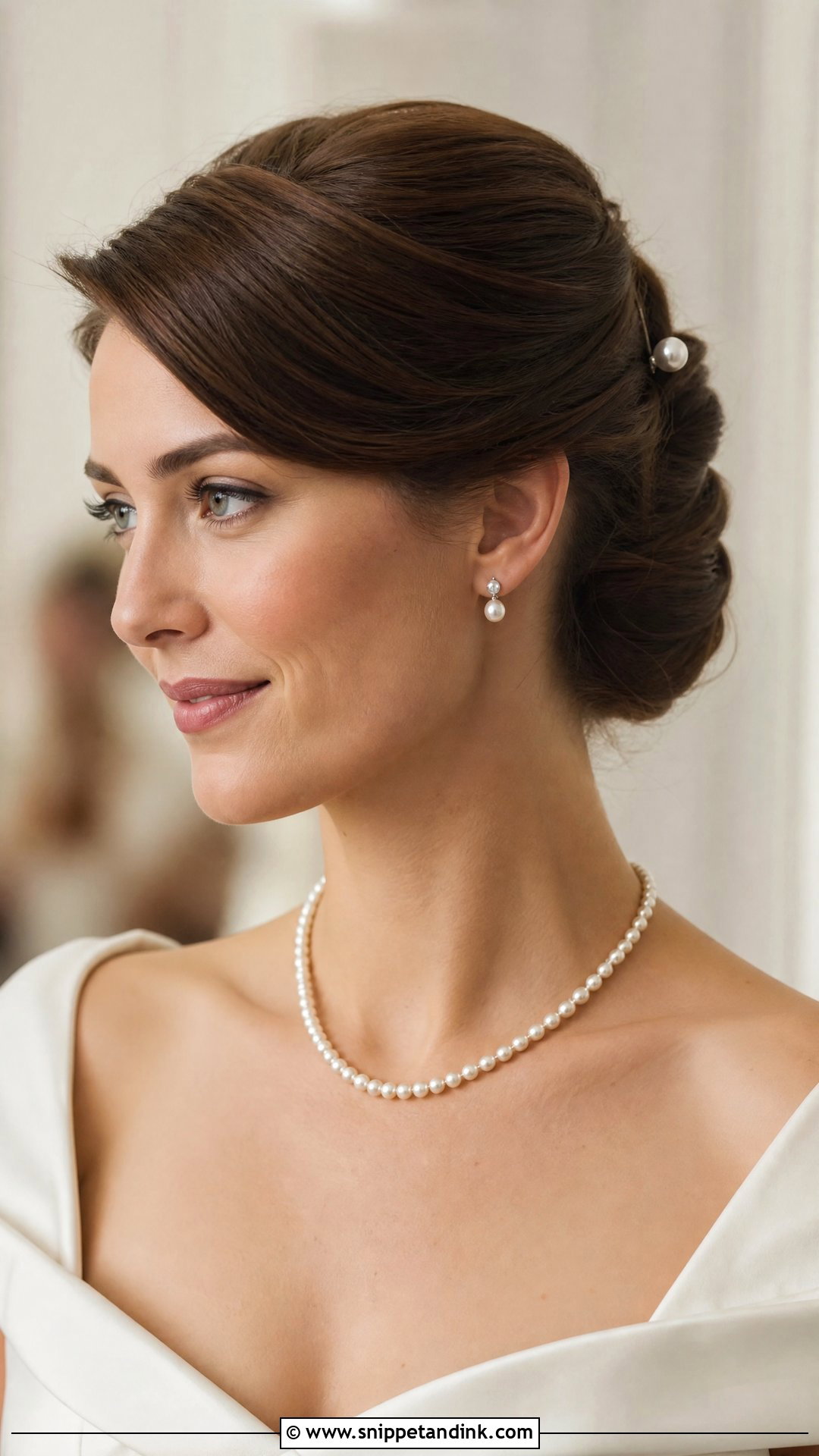 Front French Twist Wedding Hairstyle - Snippet and Ink - 15 Front Hairdo Wedding Hairstyles