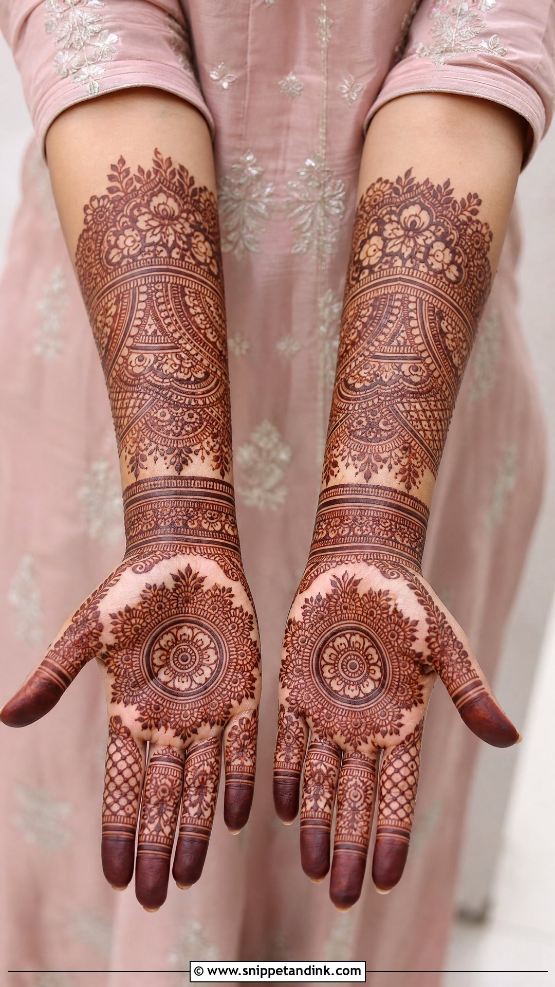 Front Full Hand Mehndi Design - Snippet and Ink - 30 Best Beautiful Full Hand Mehndi Designs