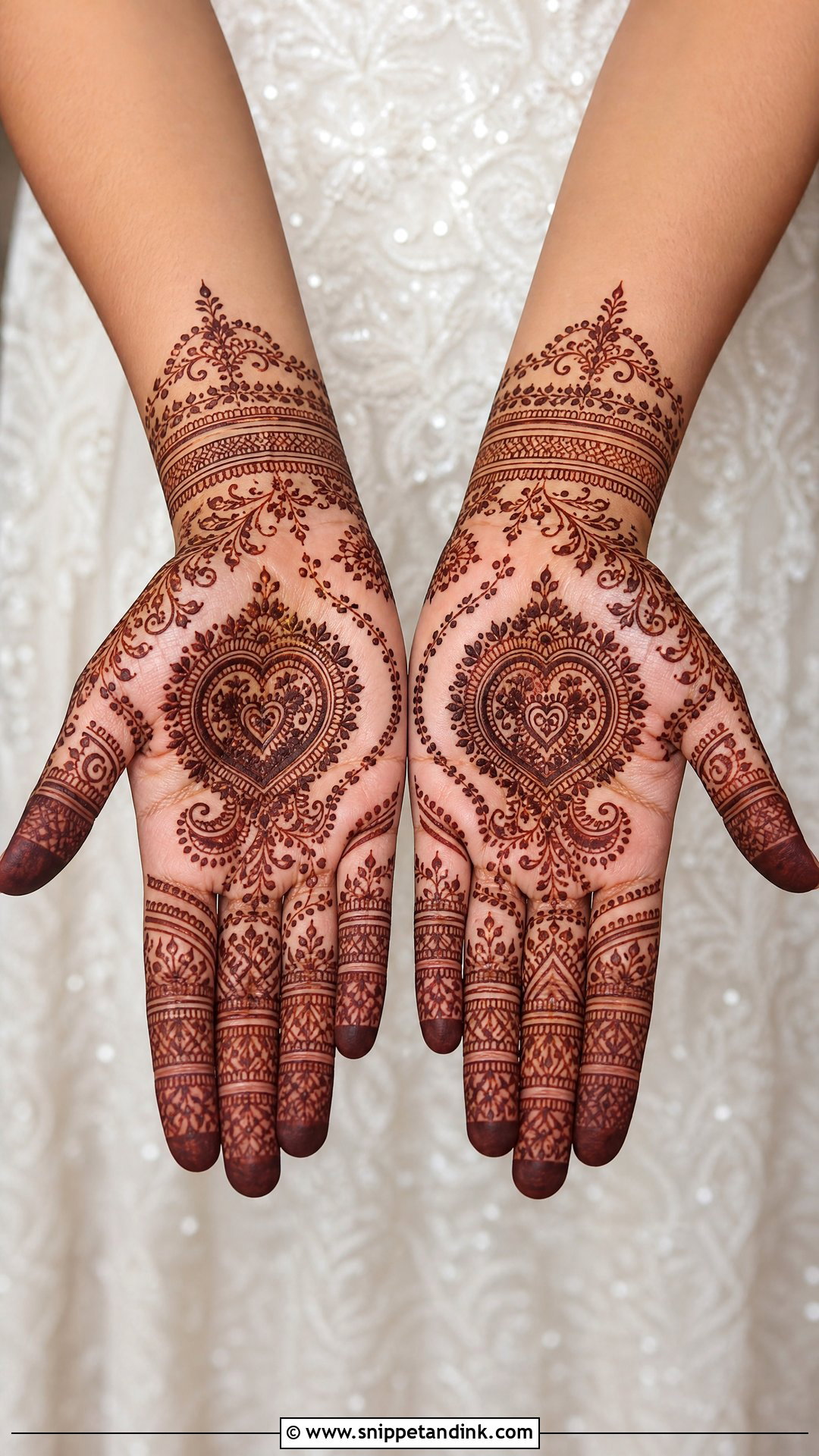 Front Hand Anniversary Mehndi Design - Snippet and Ink - 20 25 Anniversary Mehndi Design Ideas