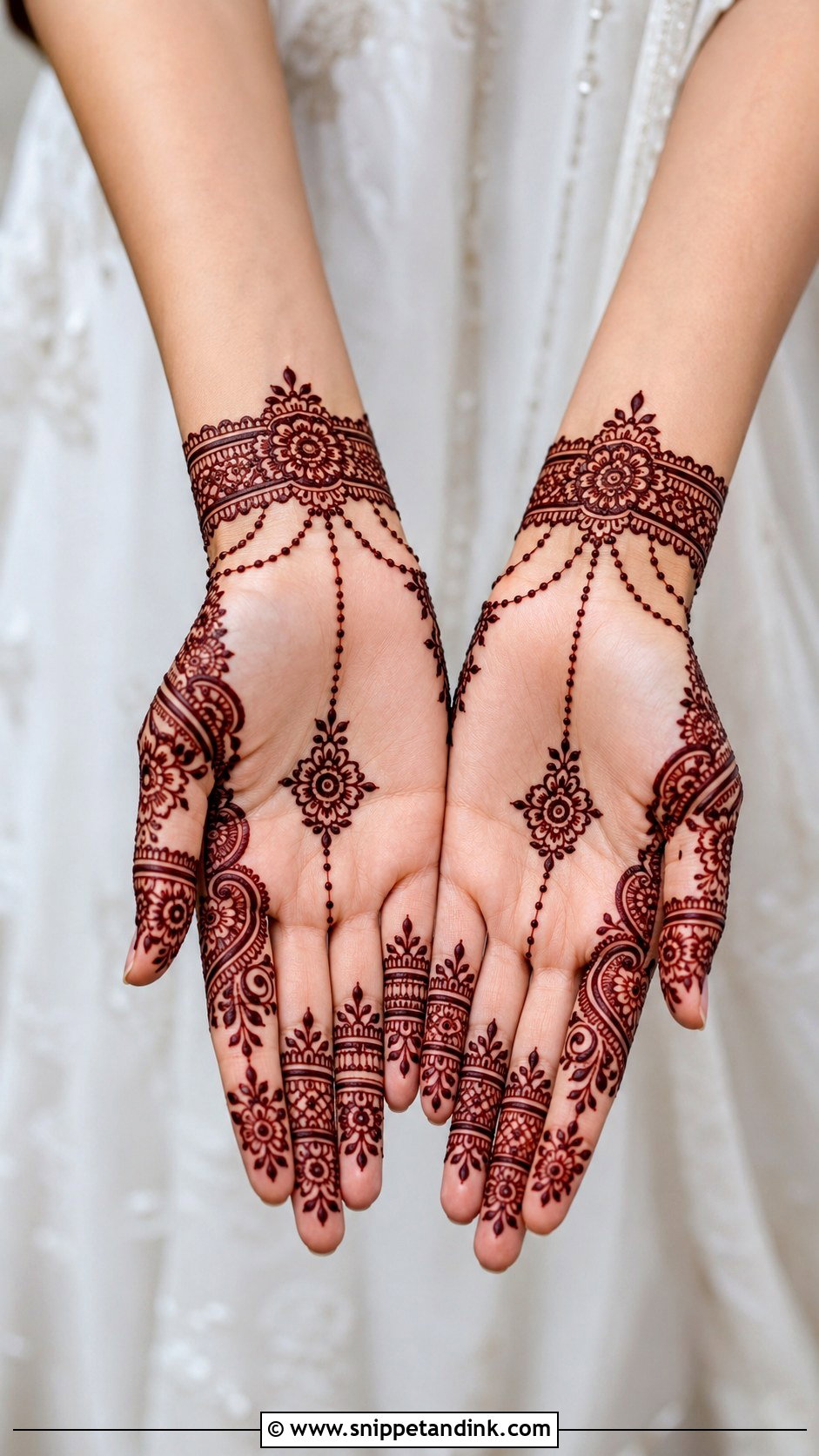 Front Hand Bracelet Mehndi Design - Snippet and Ink - 35 Latest Unique Front Hand Mehndi Designs