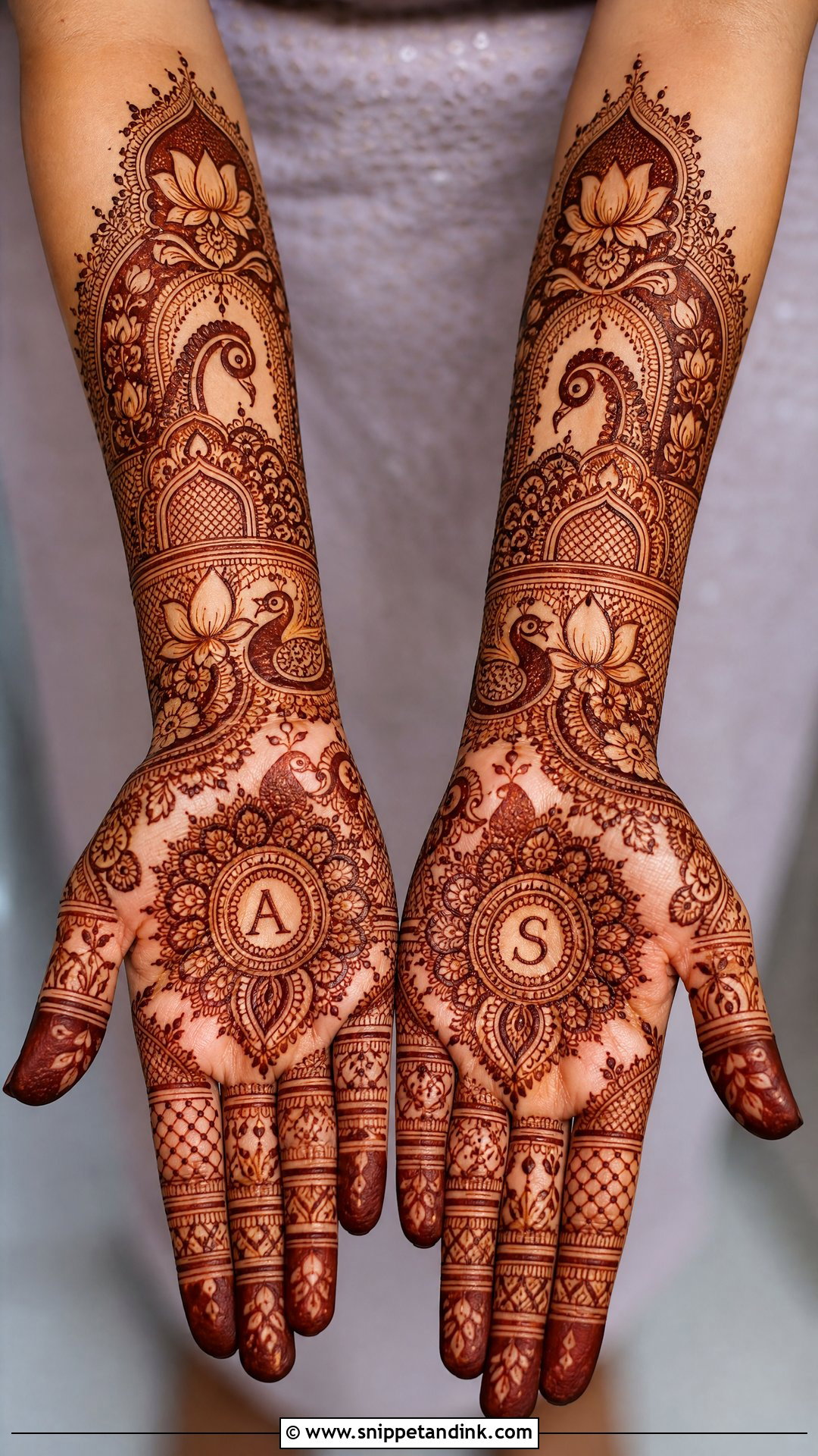 Front Hand Bridal Mehendi - Snippet and Ink - 30 Mehendi Looks for Bride