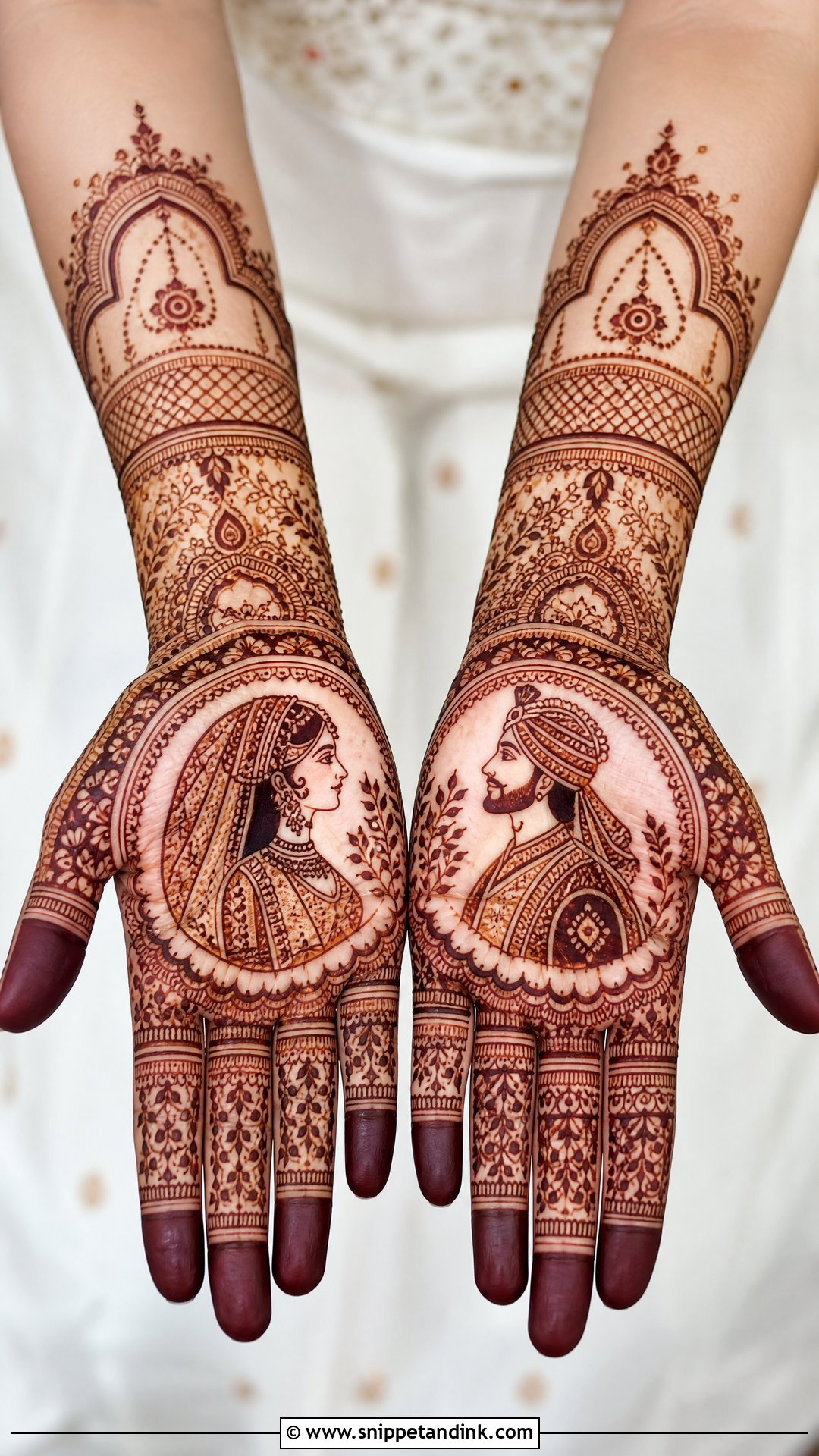 Front Hand Bridal Mehndi Design - Snippet and Ink - 25 Mehndi Designs for Wedding