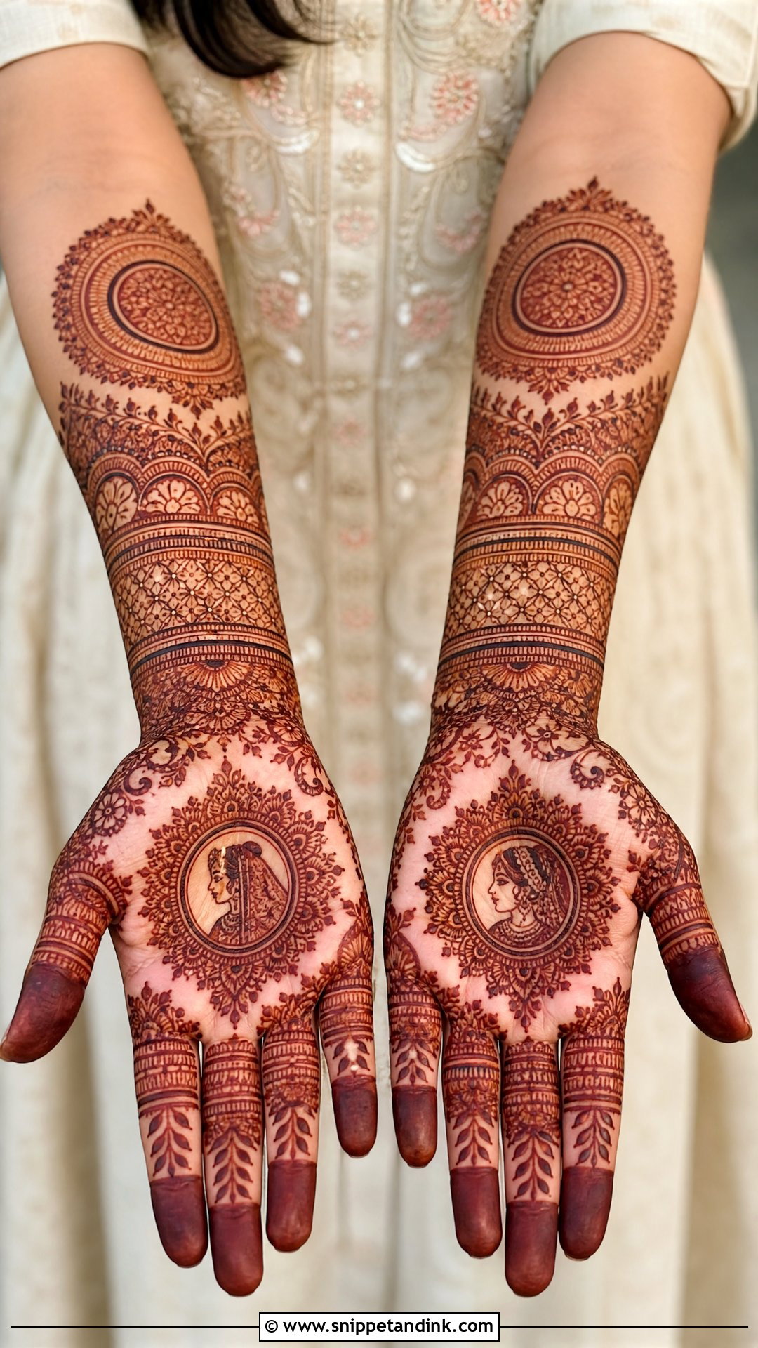 Front Hand Bridal Mehndi Design - Snippet and Ink - 30 Unique Bridal Mehndi Designs Indian Weddings