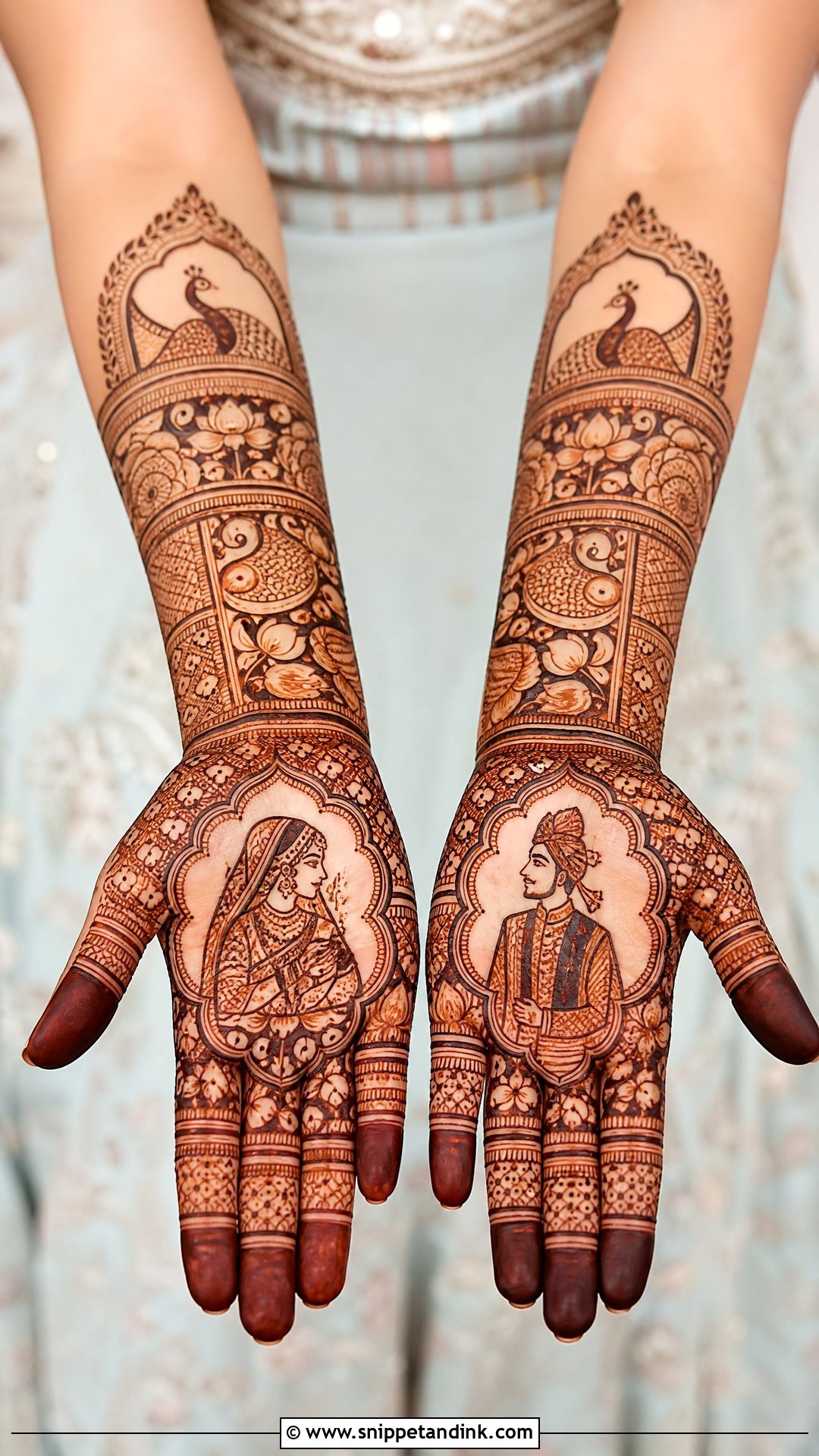 Front Hand Bridal Mehndi - Snippet and Ink - 20 Indian Bridal Mehndi Designs Brides