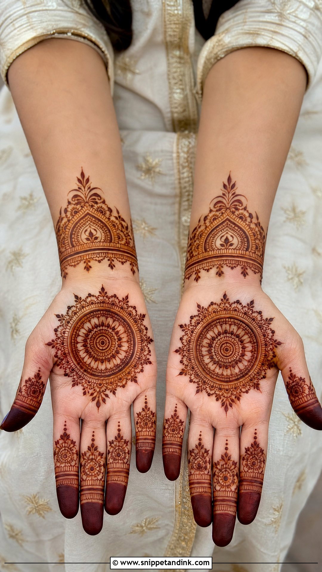 Front Hand Groom Mehndi Design - Snippet and Ink - 25 Mehndi Design for Groom Hand Ideas