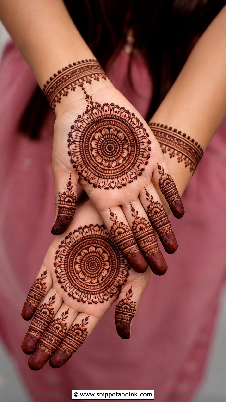 Front Hand Indian Mehndi Design - Snippet and Ink - 35 Stylish Front Hand Mehndi Designs