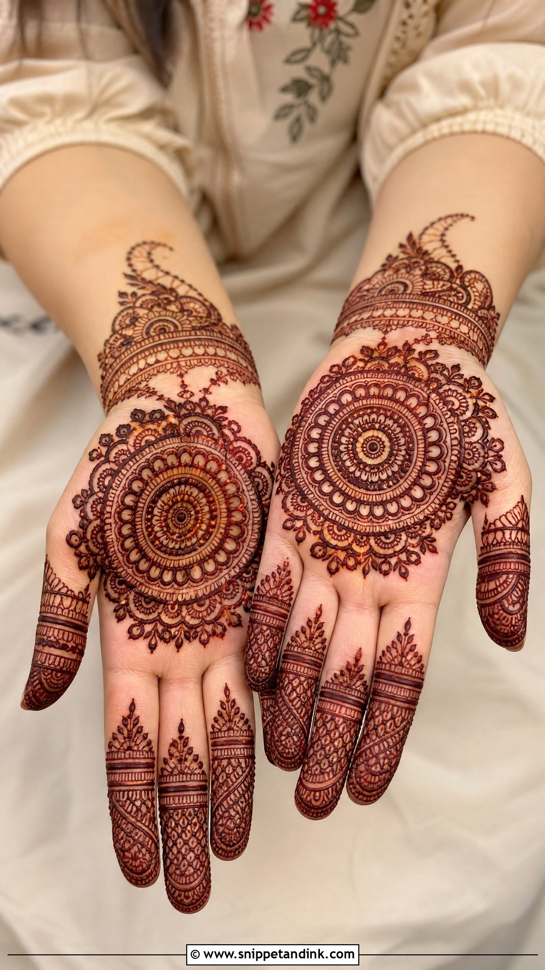 Front Hand Mandala Mehndi Design - Snippet and Ink - 20 Mehndi Design for Best Friend Wedding Ideas