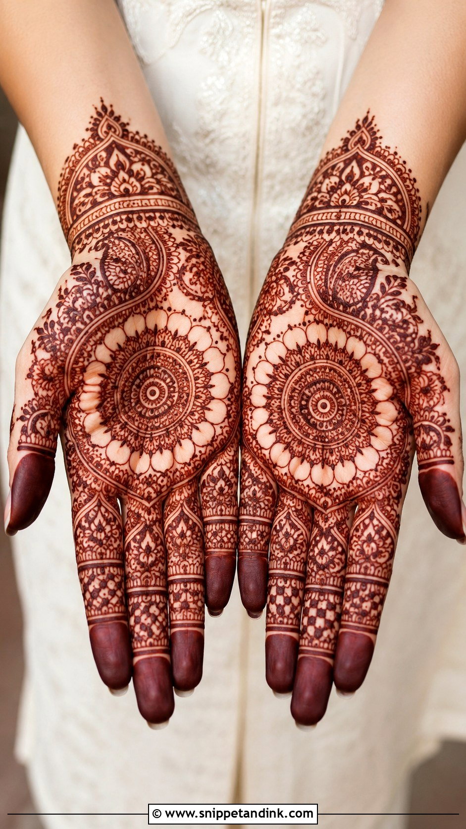 Front Hand Mehndi Design - Snippet and Ink - 35 Best Mehndi Designs