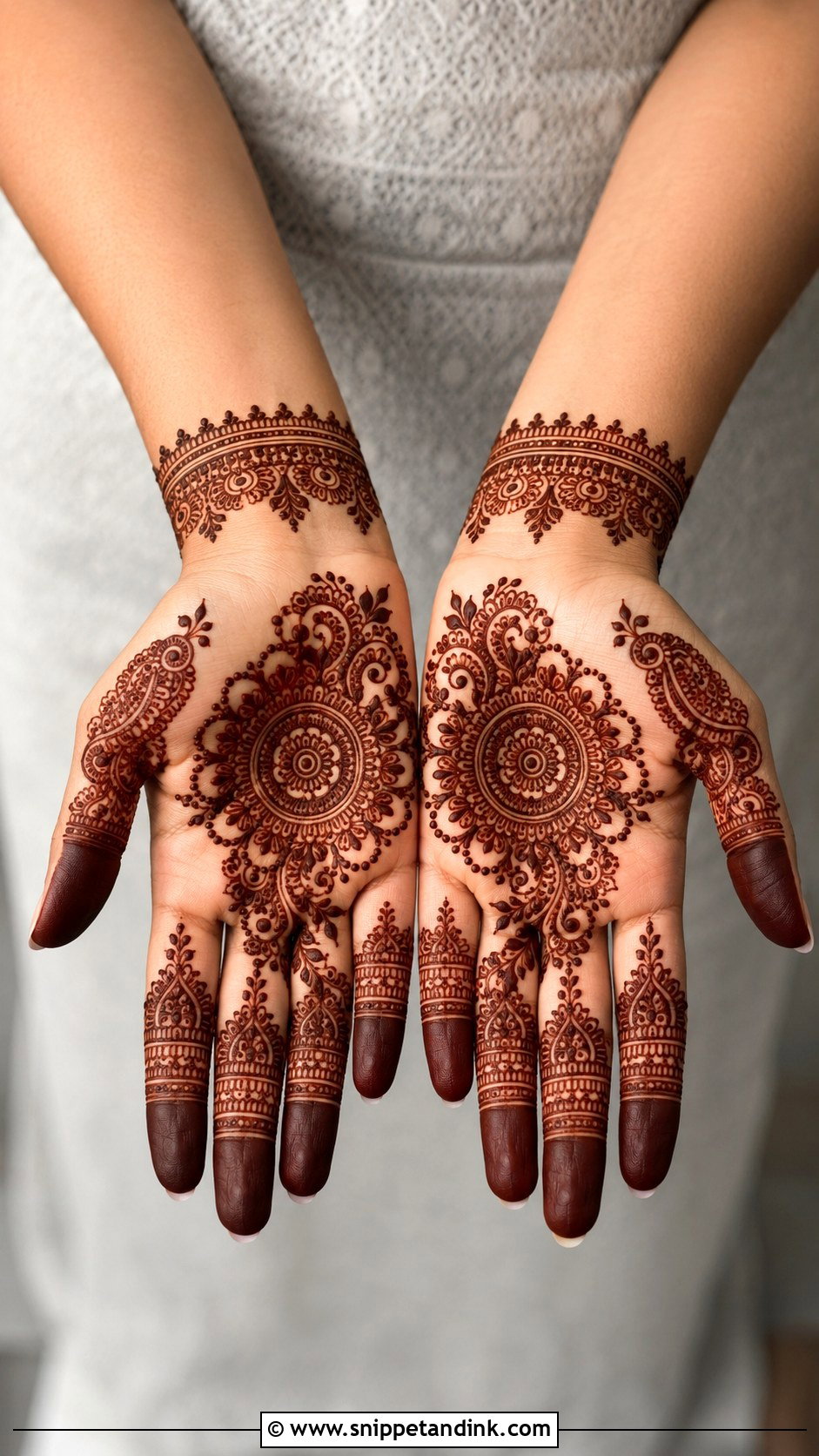 Front Hand Mehndi Design 2018 - Snippet and Ink - 35 Mehndi Designs 2018
