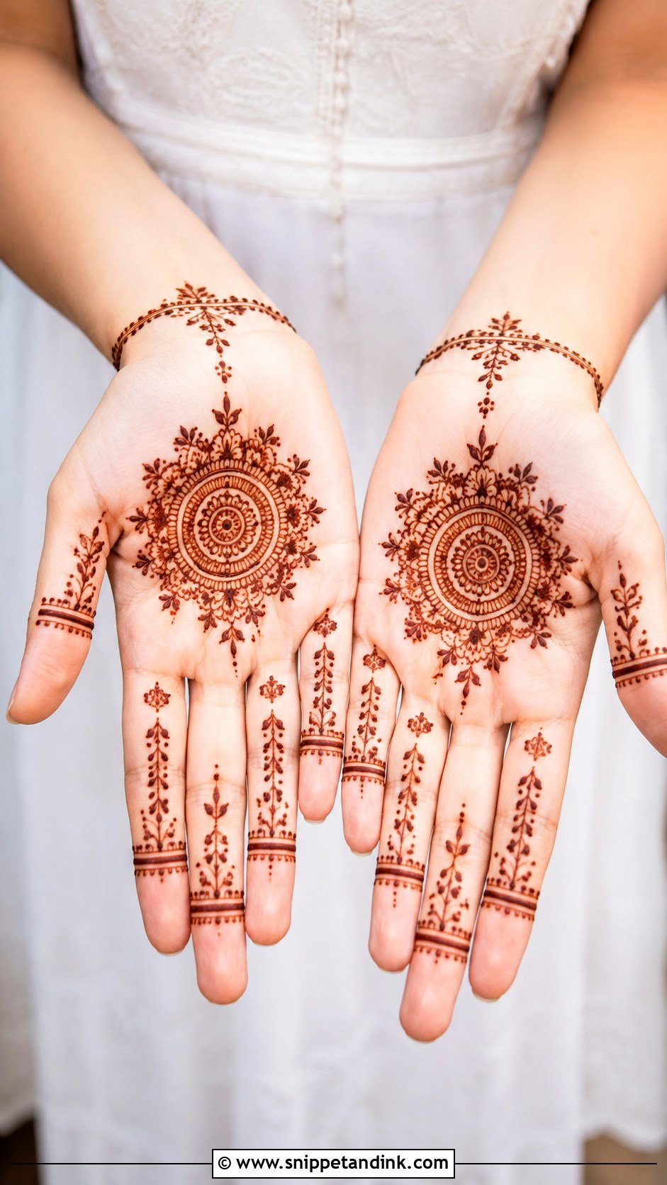 Front Hand Mehndi Design For Beginners - Snippet and Ink - 35 Latest Front Hand Mehndi Designs