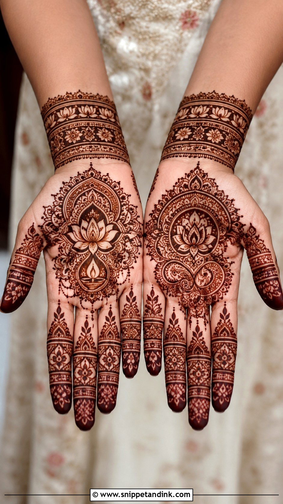 Front Hand Mehndi Design For Diwali - Snippet and Ink - 35 Latest Front Hand Mehndi Designs
