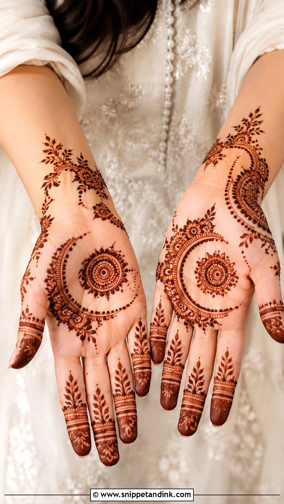 Front Hand Mehndi Design For Eid - Snippet and Ink - 35 Latest Front Hand Mehndi Designs