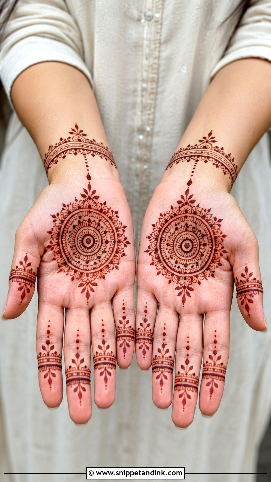 Front Hand Mehndi Design For Eid - Snippet and Ink - 35 Trendy Front Hand Mehndi Designs