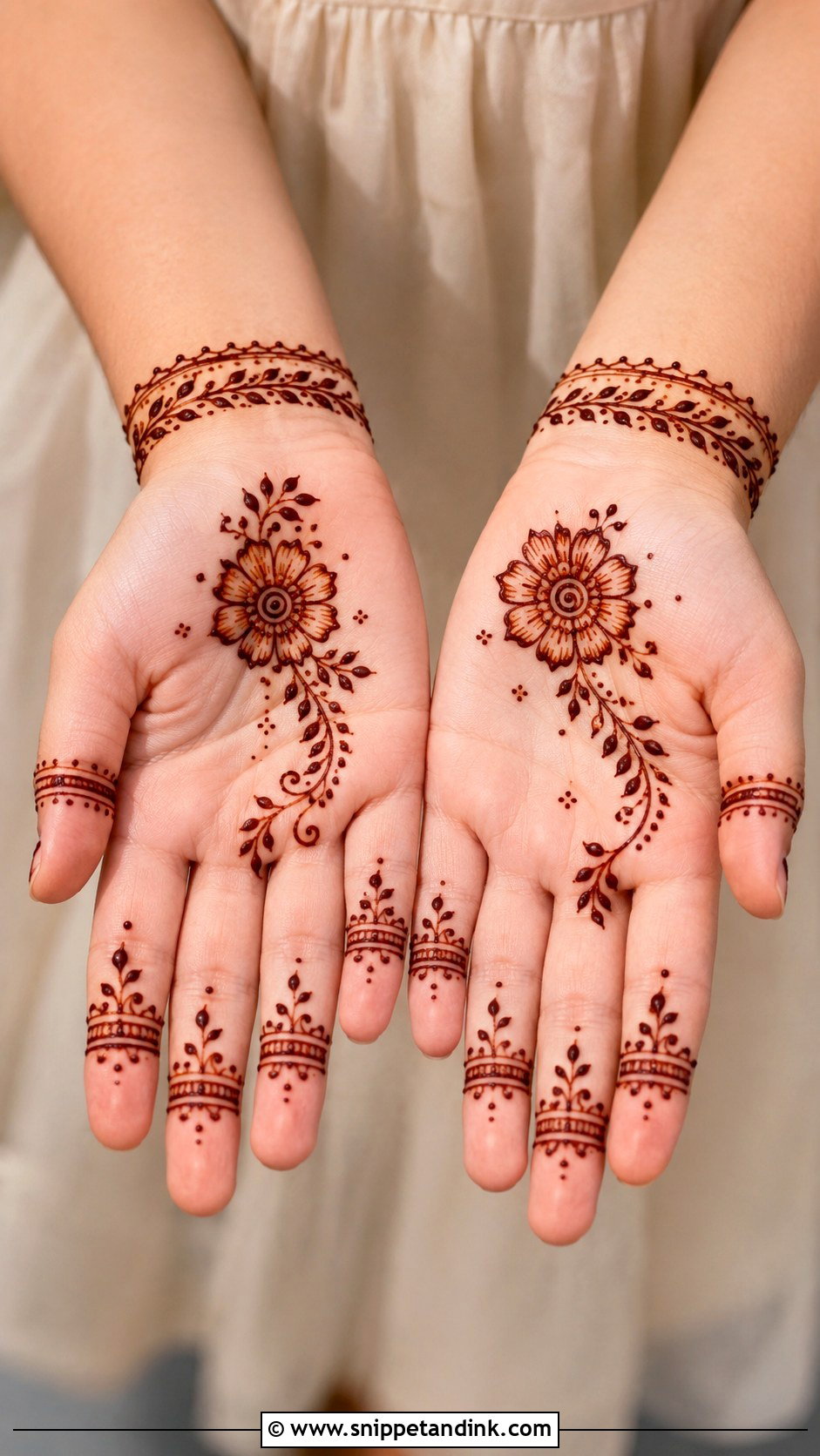 Front Hand Mehndi Design For Kids - Snippet and Ink - 35 Beautiful Front Hand Mehndi Design Ideas