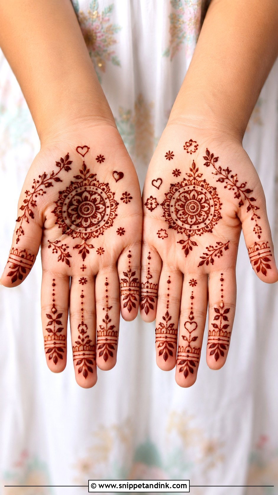 Front Hand Mehndi Design For Kids - Snippet and Ink - 35 Latest Front Hand Mehndi Designs