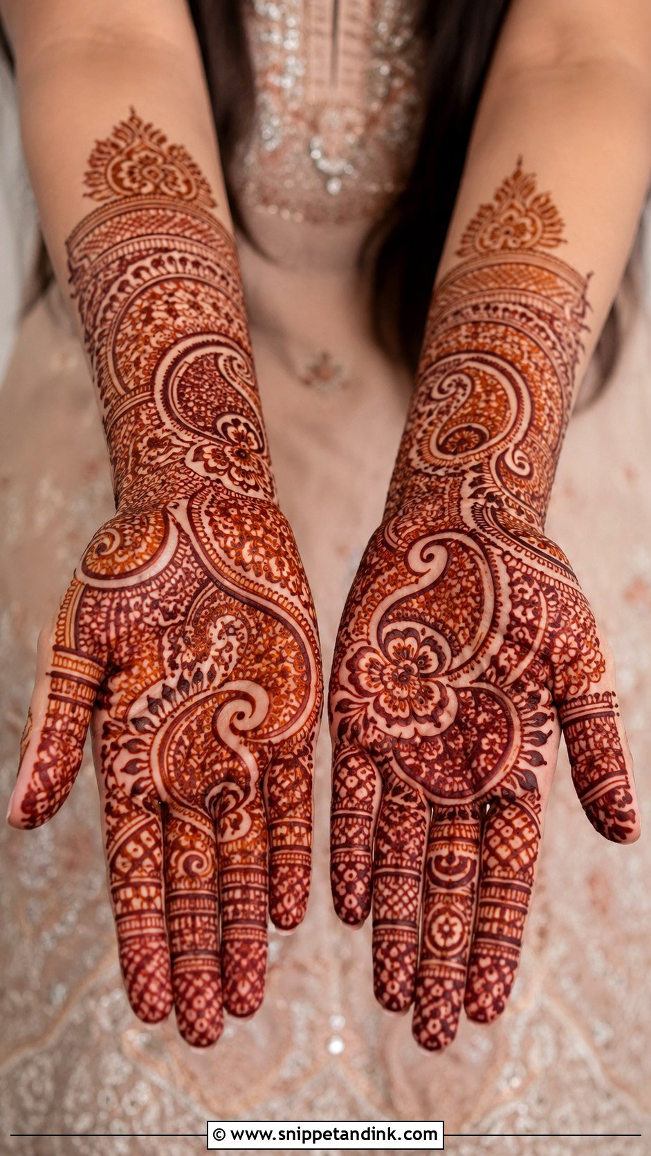 Front Hand Mehndi Design For Wedding - Snippet and Ink - 35 Trendy Front Hand Mehndi Designs
