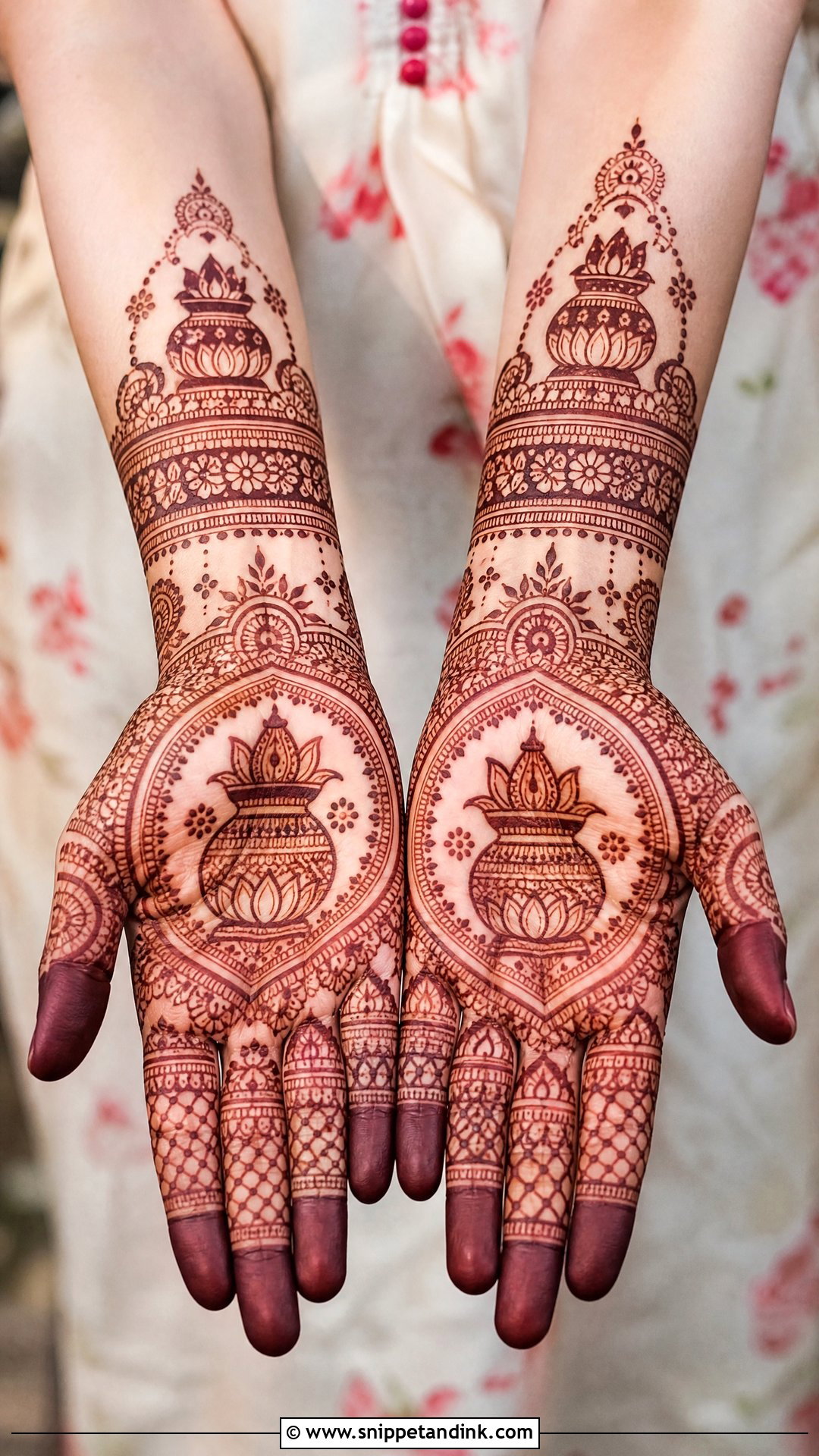 Front Hand Mehndi Design For Wedding - Snippet and Ink - 20 Mehndi Designs for Wedding Function