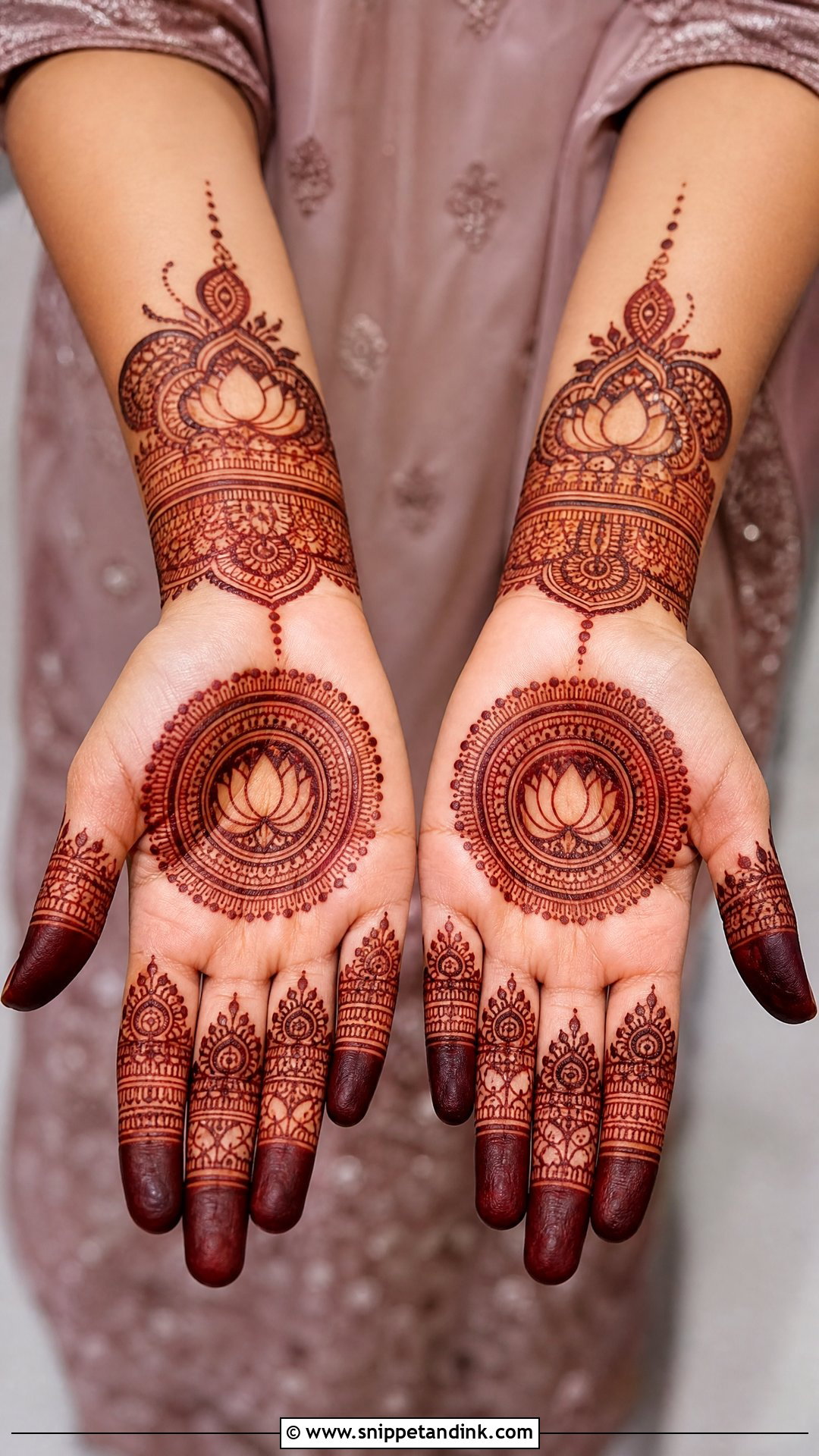 Front Hand Mehndi Design for Sister Wedding - Snippet and Ink - 25 Mehndi Designs for Sisters Wedding
