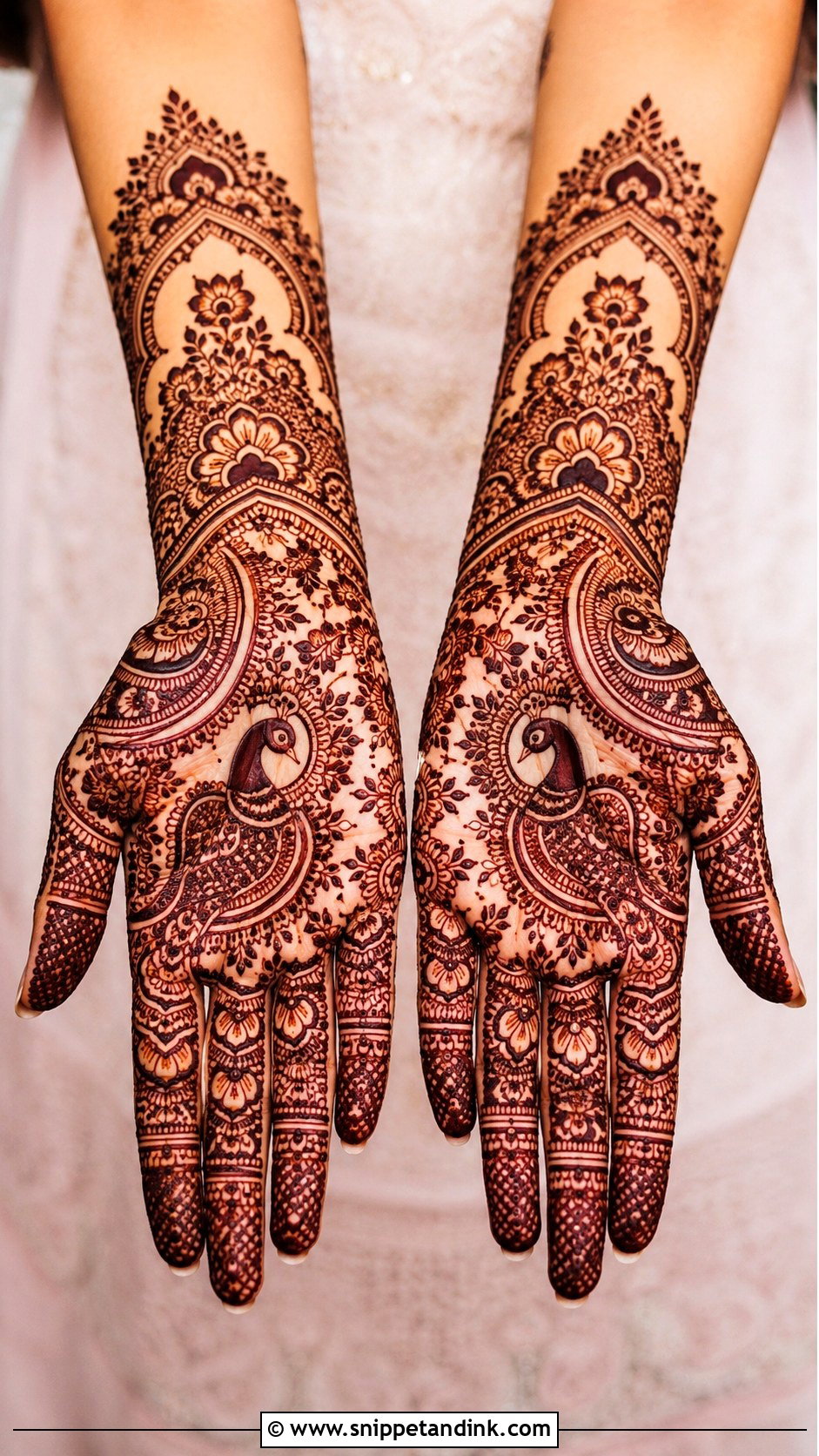 Front Hand Rajasthani Mehndi Design - Snippet and Ink - 35 Stylish Front Hand Mehndi Designs