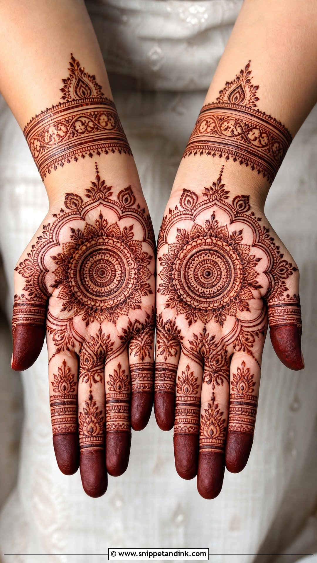 Front Hand Wedding Mehndi Design - Snippet and Ink - 25 Unique Mehndi Designs for Wedding