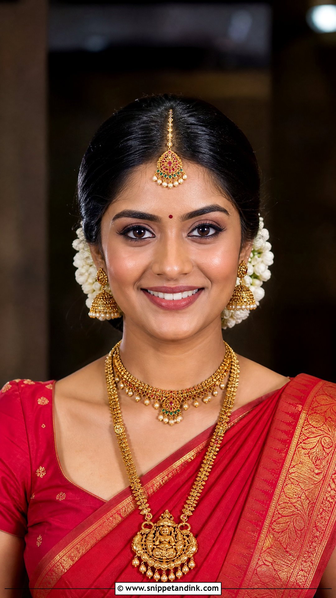 Front Look Bridal Juda With Gajra - Snippet and Ink - 15 Front Look Bridal Juda Hairstyles