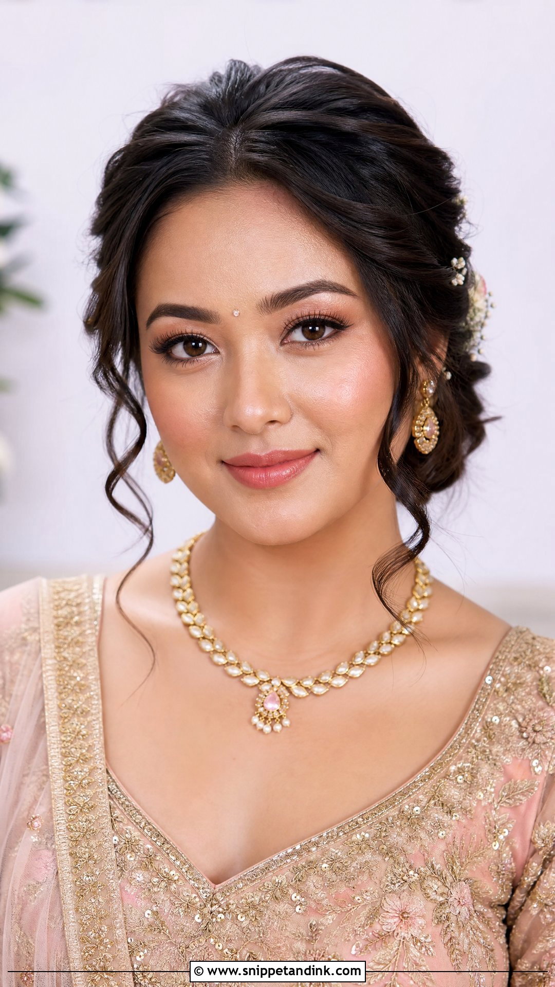 Front Look Bridal Juda With Open Front Flicks - Snippet and Ink - 15 Front Look Bridal Juda Hairstyles