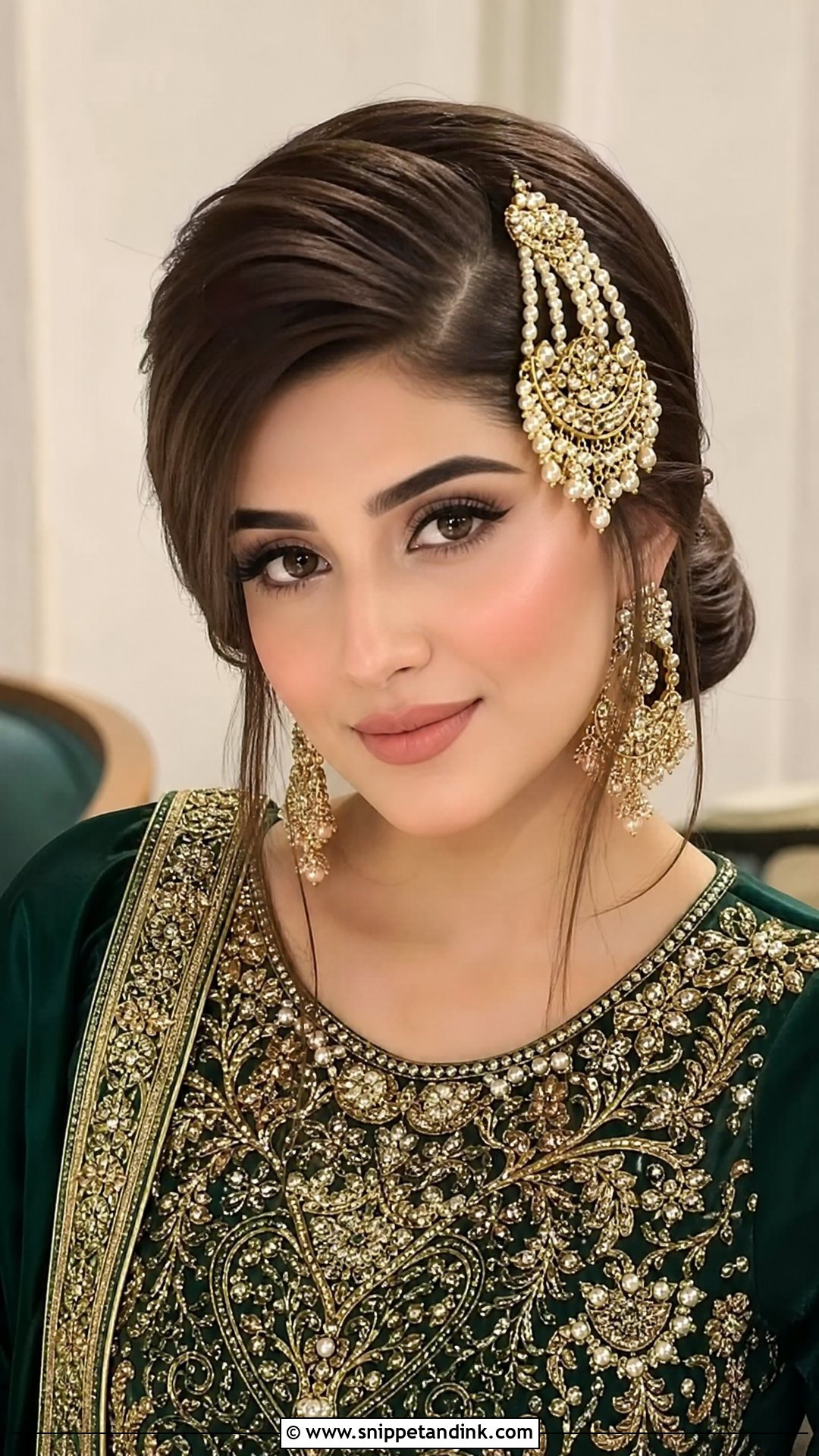 Front Look Bridal Juda With Passa - Snippet and Ink - 15 Front Look Bridal Juda Hairstyles