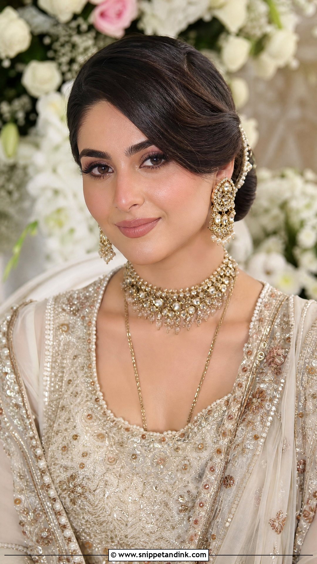 Front Look Bridal Juda With Side Part - Snippet and Ink - 15 Front Look Bridal Juda Hairstyles