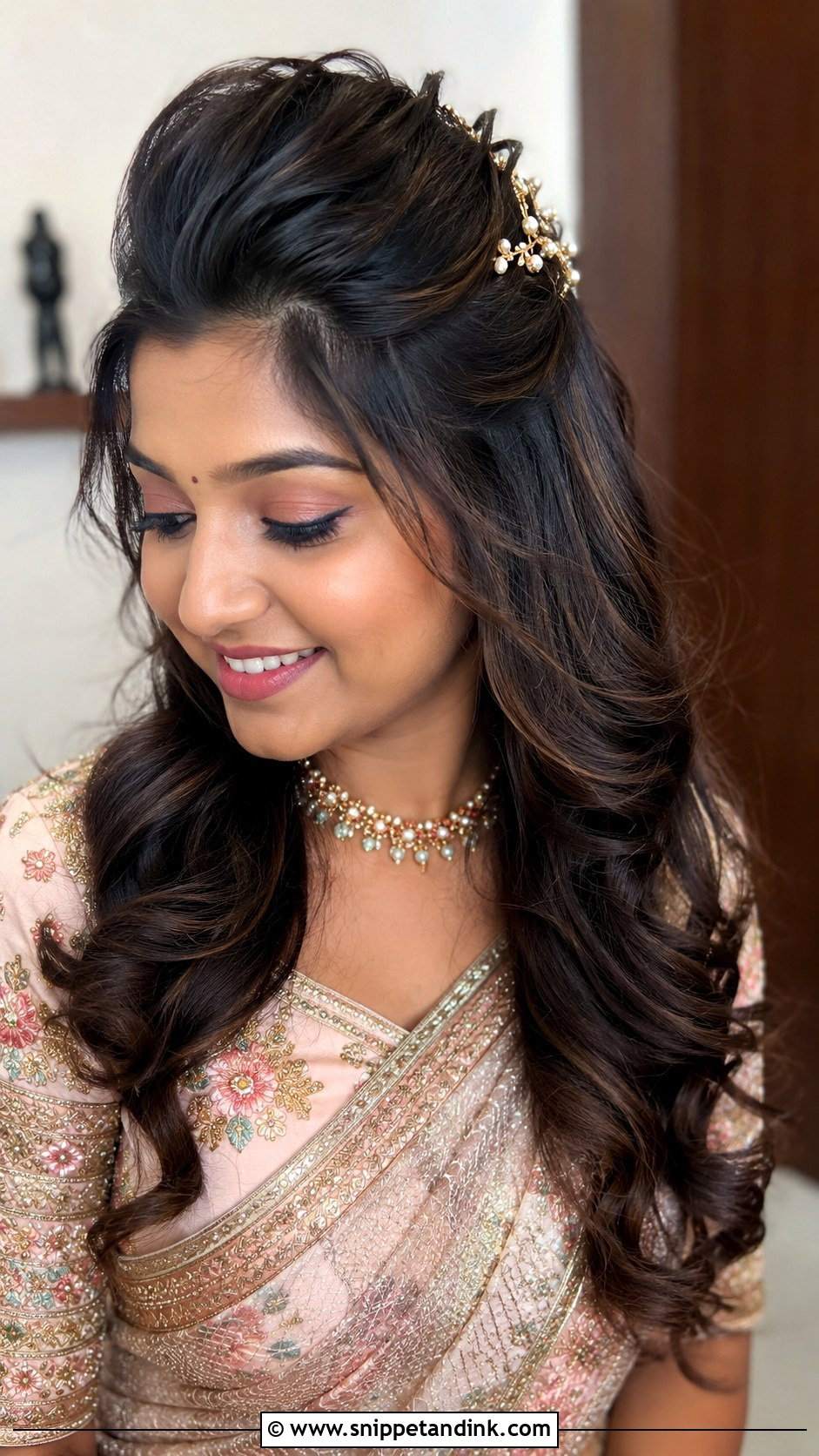 Front Puff Engagement Open Hairstyle - Snippet and Ink - 20 Engagement Open Hairstyles