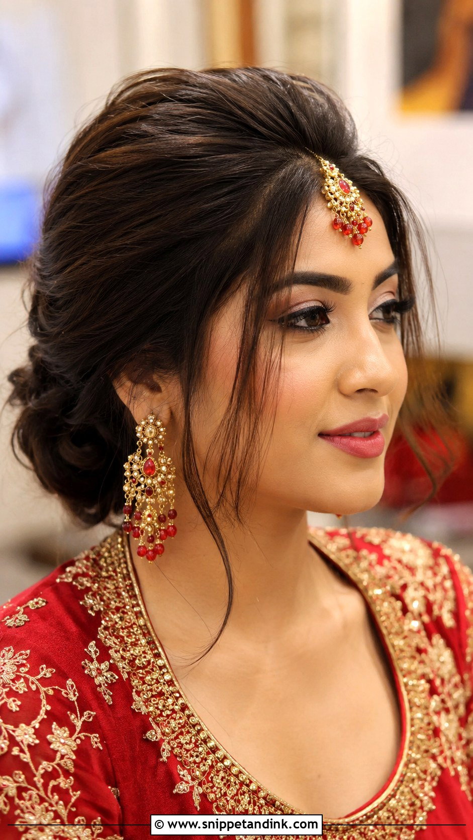 Front Puff Hairstyle With Bun - Snippet and Ink - 30 Front Hair Styles for Wedding