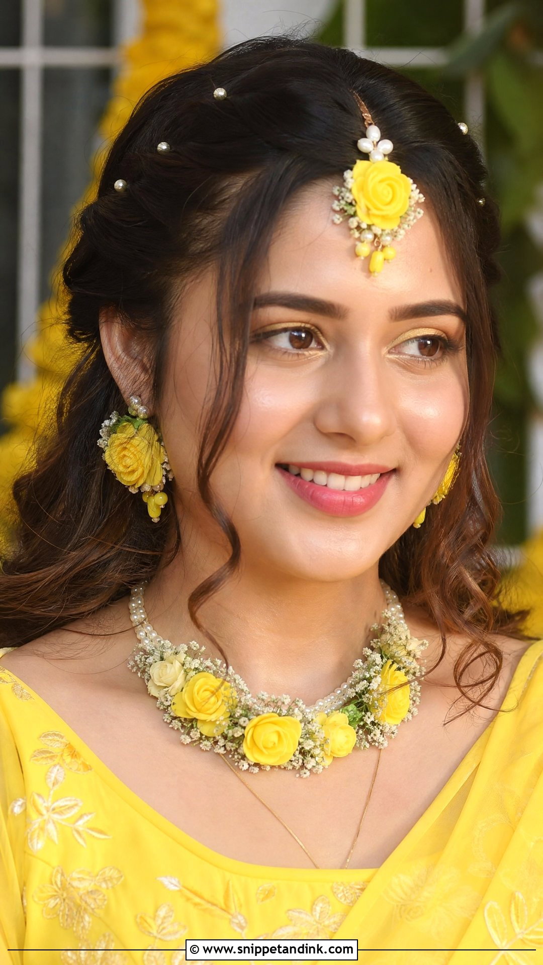 Front Twisted Bangs - Snippet and Ink - 20 Front Side Hairstyles for Indian Wedding