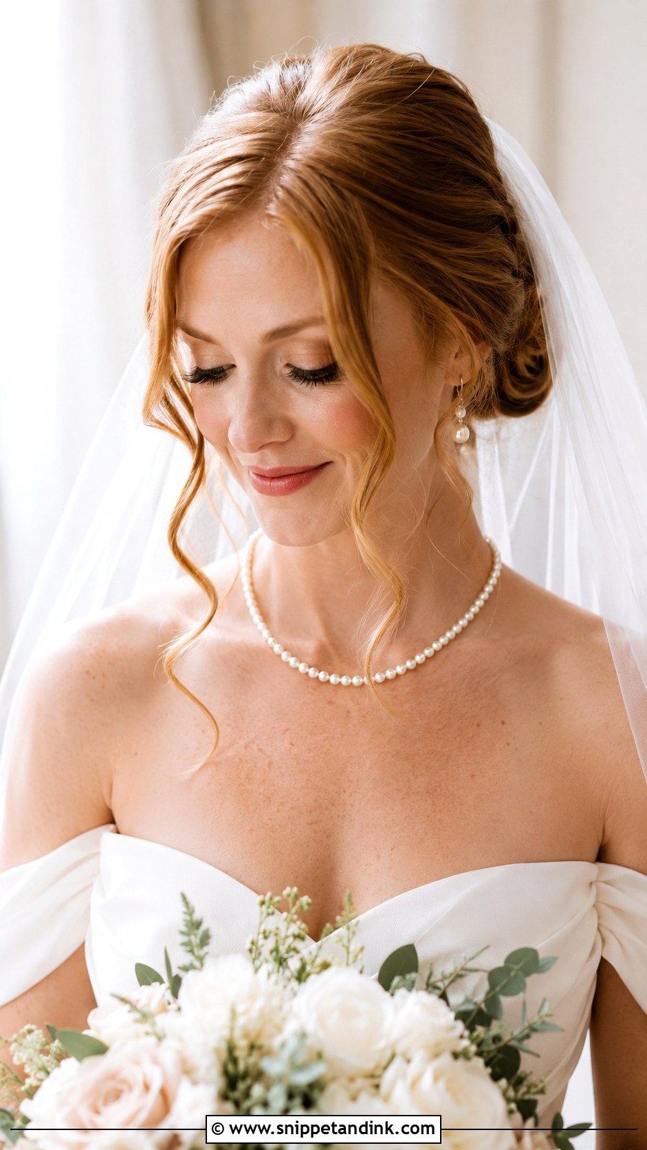 Front Wedding Hairstyle With Veil - Snippet and Ink - 20 Front Wedding Hairstyles